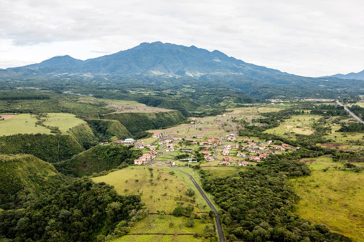 El hotel esta ubicado en Boquete en Chiriquí, Panamá