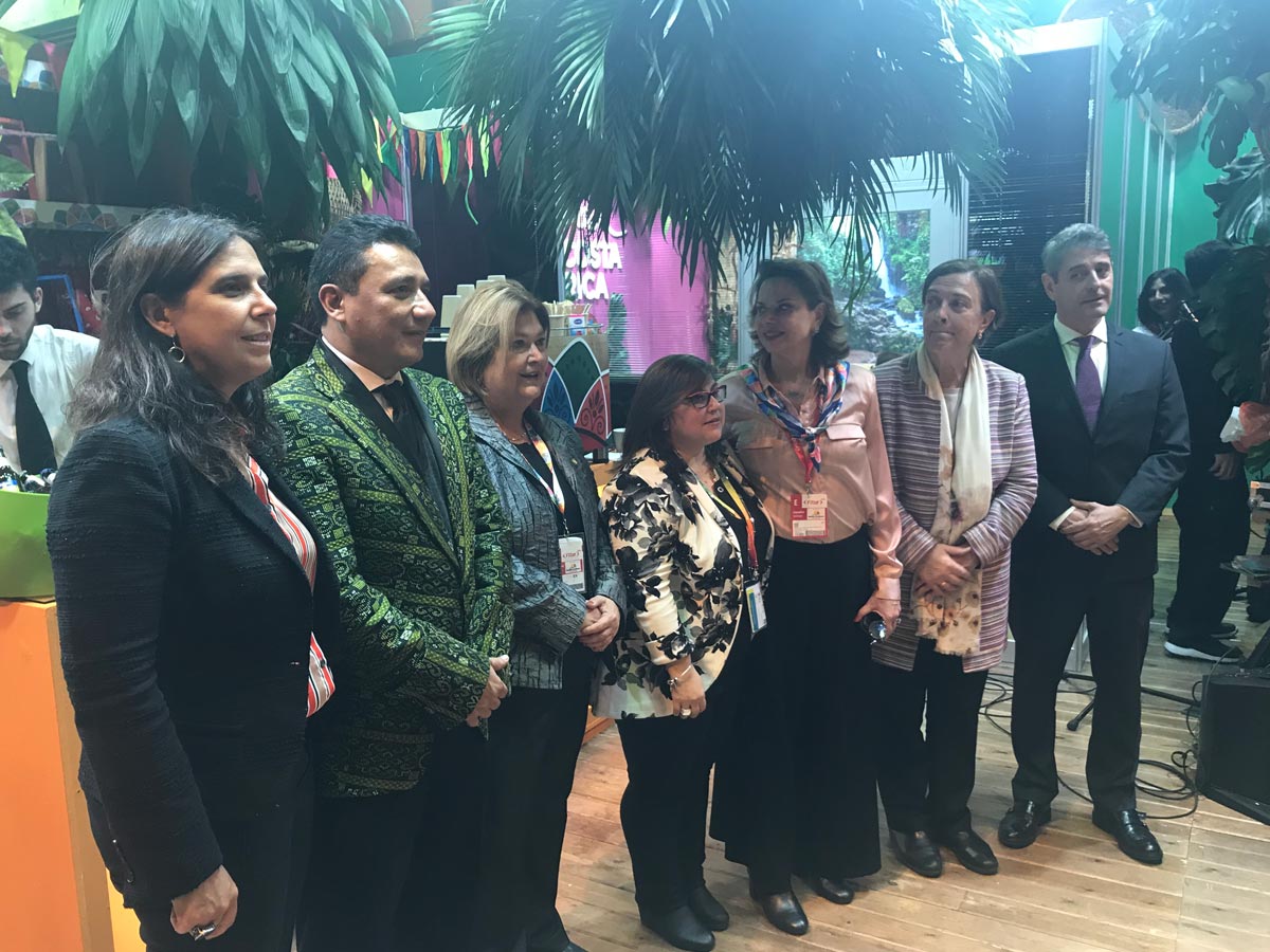El anuncio oficial se realizó en el stand de Costa Rica en Fitur en Madrid, España con la presencia de los máximos jerarcas mundiales en turismo social