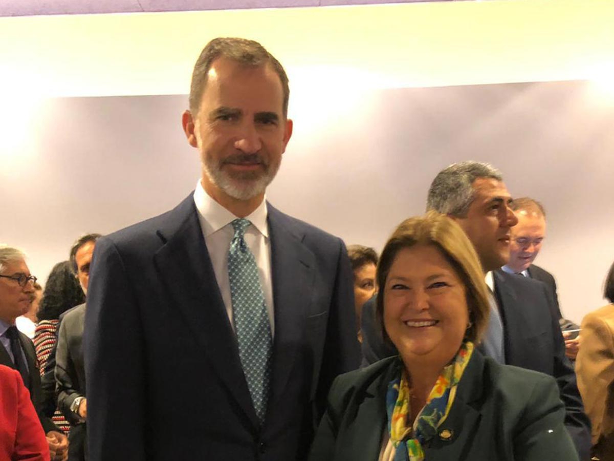 Ministra de Turismo Maria Amalia Revelo compartió con el rey Felipe VI y la reina Letizia y con 35 Ministros y Secretarios de Turismo de los cinco continentes