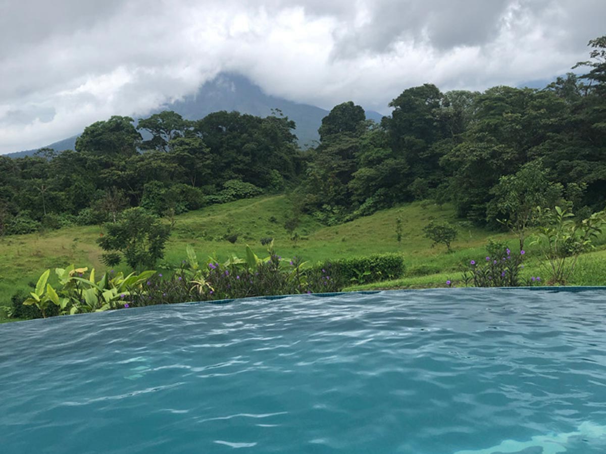 Foto Karen Retana. El imponente Volcán Arenal se suma a los atractivos que posee el destino