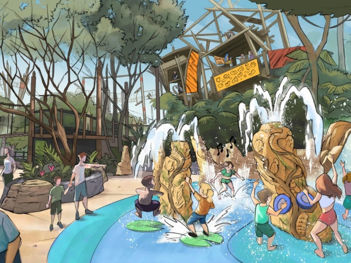 Wild Oasis será un área interactiva con actividades para que toda la familia se divierta y aprenda sobre las bellezas de los bosques tropicales