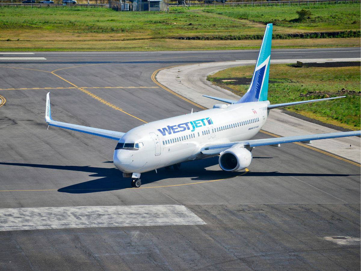 Westjet operará vuelos exclusivos desde Vancouver y Winnipeg hacia Guanacaste Aeropuerto.