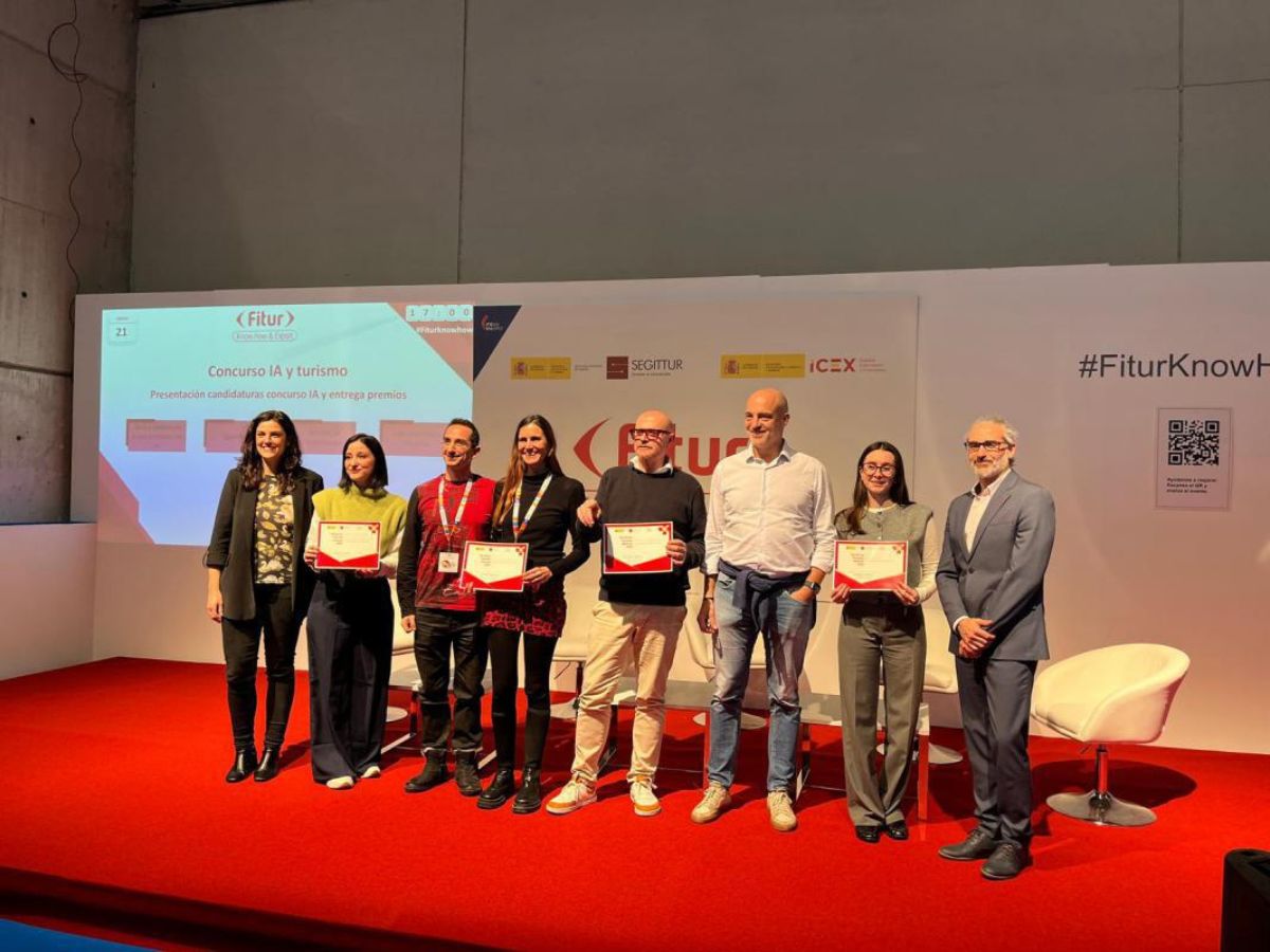 La ceremonia de entrega tuvo lugar en el marco de FITUR Know-How & Export 2026, tras la presentación de 20 soluciones basadas en inteligencia artificial.