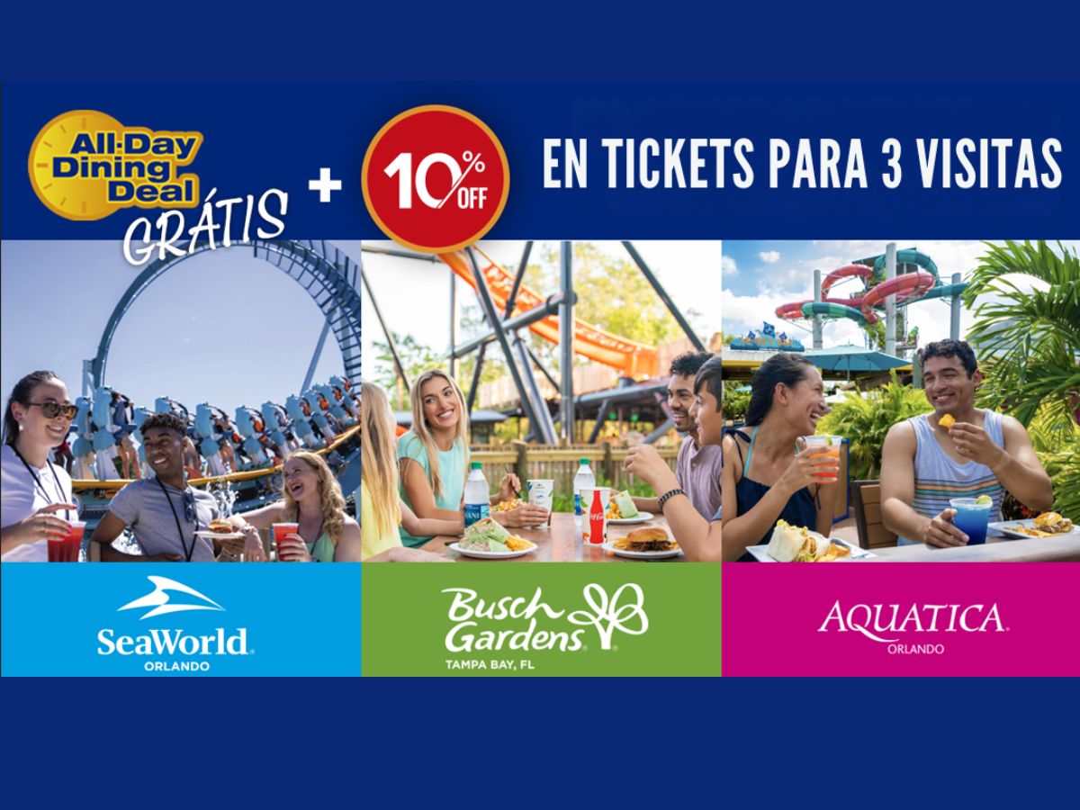 United Parks ha anunciado una nueva oferta por tiempo limitado para quienes desean disfrutar de los parques más divertidos de Florida con ahorro y conveniencia. 