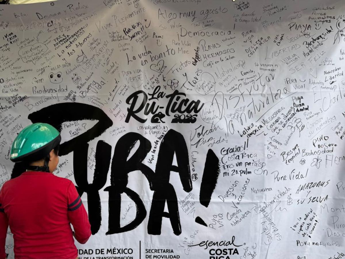 “Ruta Tica” llenó de emociones a ciclistas urbanos y turistas potenciales en la Ciudad de México