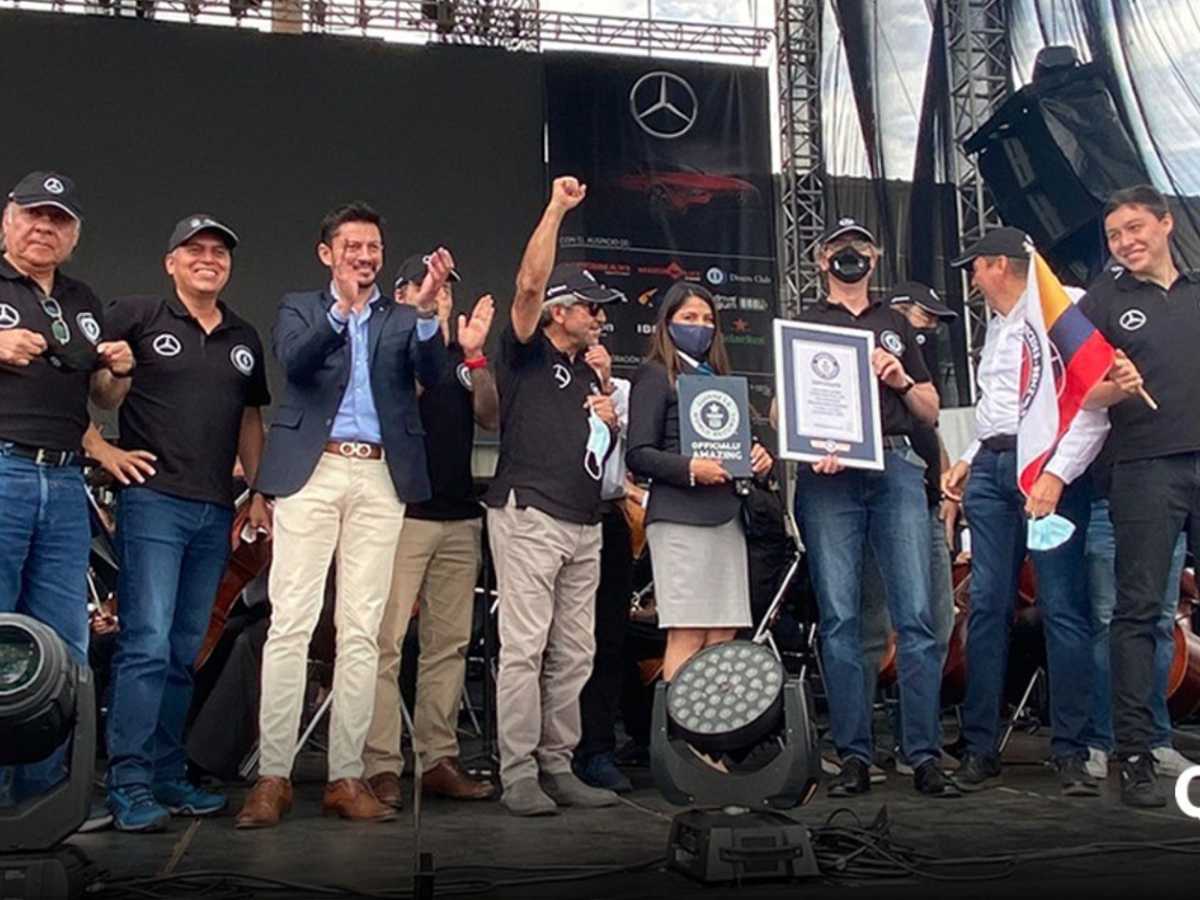 479 vehículos de la marca alemana protagonizaron la caravana de autos registrada más larga del mundo.