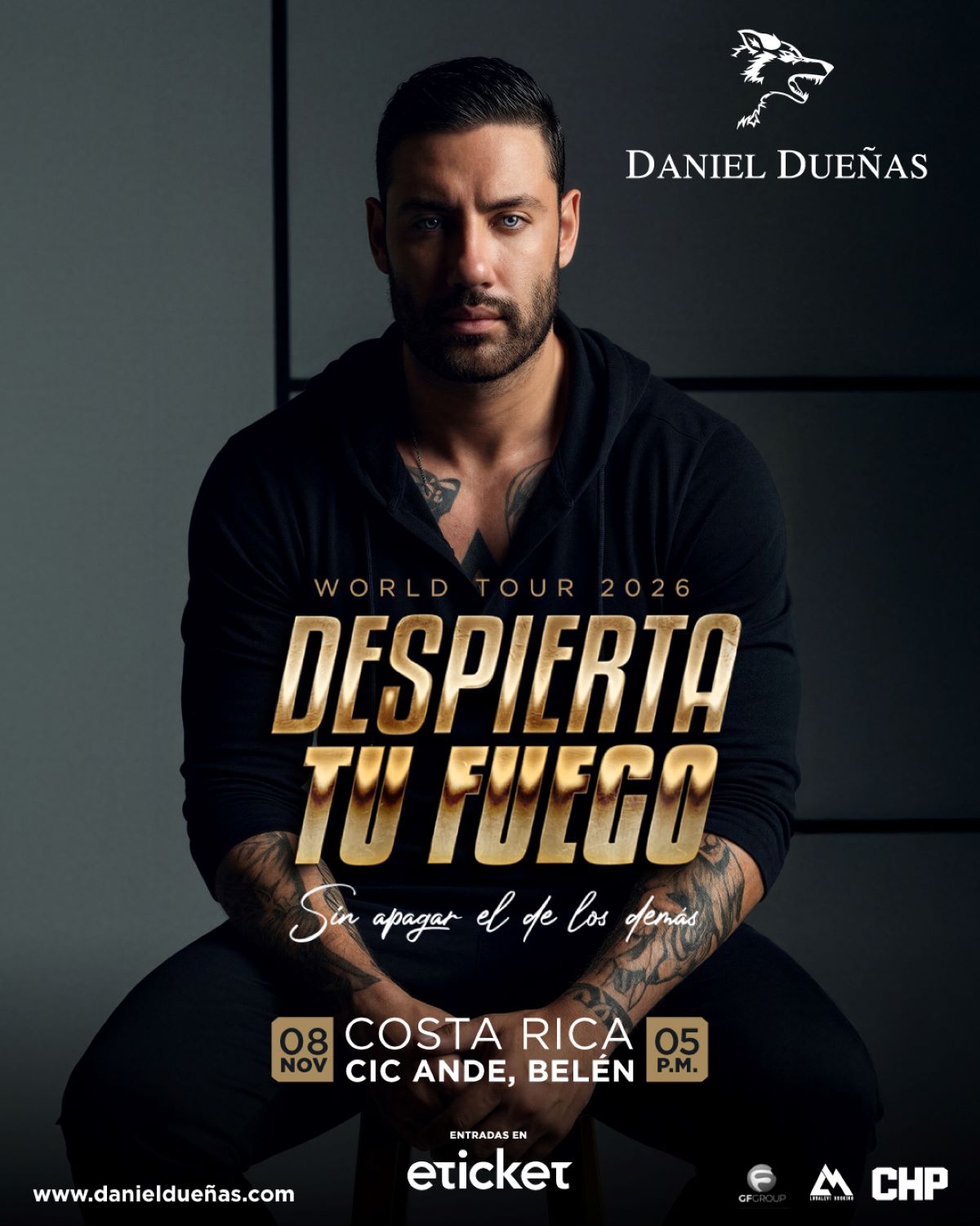 Daniel Dueñas llega por primera vez a Costa Rica con su gira internacional “Despierta Tu Fuego”